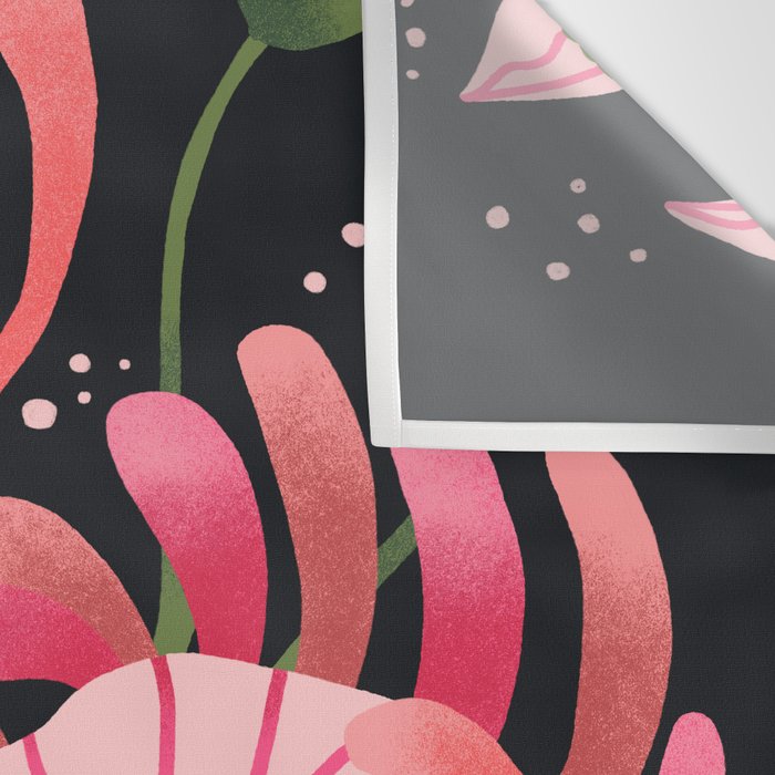 Abstract Mum Flowers // Protea // Peonies Wall Tapestry Gallery Image 3