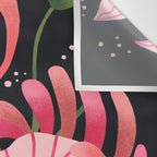 Abstract Mum Flowers // Protea // Peonies Wall Tapestry Gallery Image 3