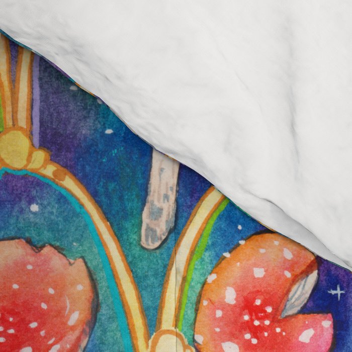 Luxury abstract mushroom pattern - original Comforter Gallery Image 4