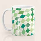 Green Checkered Swirl Coffee Mug Gallery Image 3