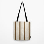 Lines IV (Cream & Chocolate) Tote Bag Gallery Image 2
