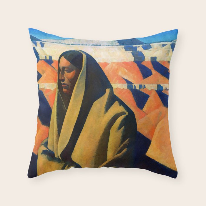 Maynard Dixon Earth Knower Throw Pillow Gallery Image 1