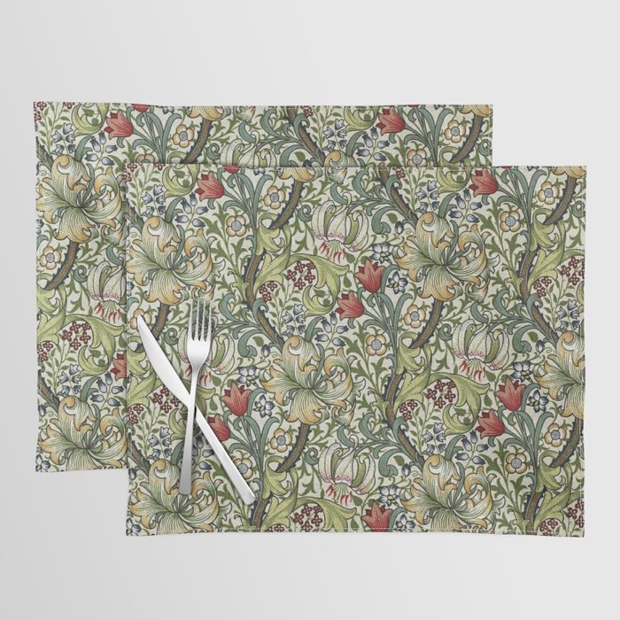 William Morris honeysucklea, Morris floral , No.4, Placemat Gallery Image 1