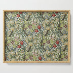 William Morris honeysucklea, Morris floral , No.4, Serving Tray Gallery Image 1
