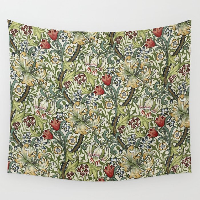 William Morris honeysucklea, Morris floral , No.4, Wall Tapestry Gallery Image 4