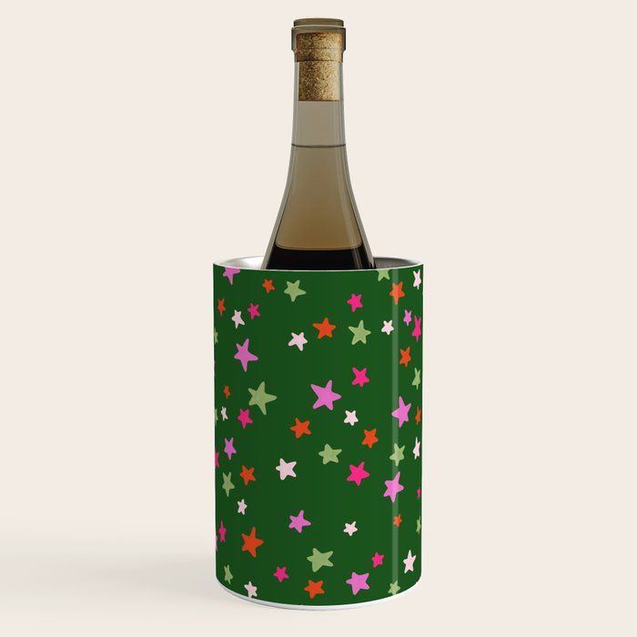 Festive Playful Starry Scatter Wine Chiller Gallery Image 1