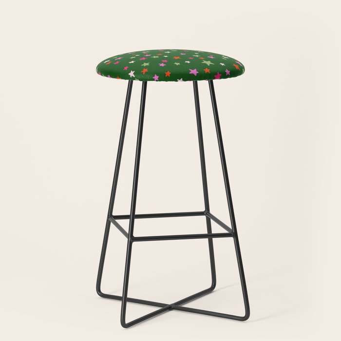 Festive Playful Starry Scatter Stool Gallery Image 1