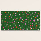 Festive Playful Starry Scatter Desk Mat Gallery Image 3