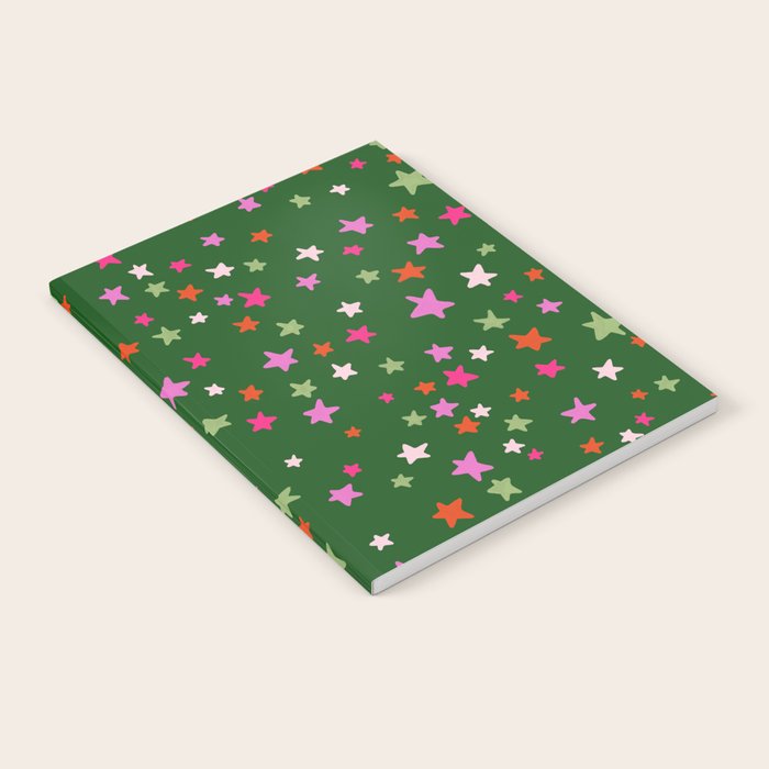 Festive Playful Starry Scatter Notebook Gallery Image 1