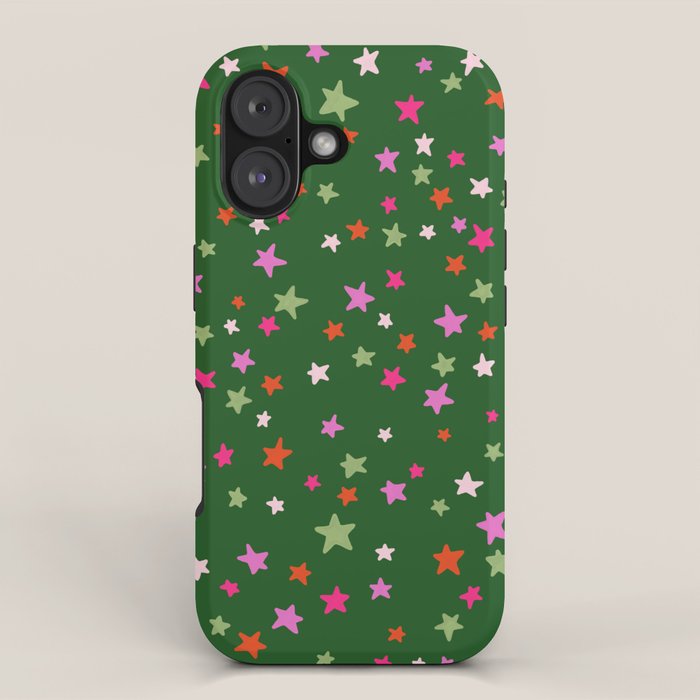 Festive Playful Starry Scatter iPhone Case Gallery Image 1