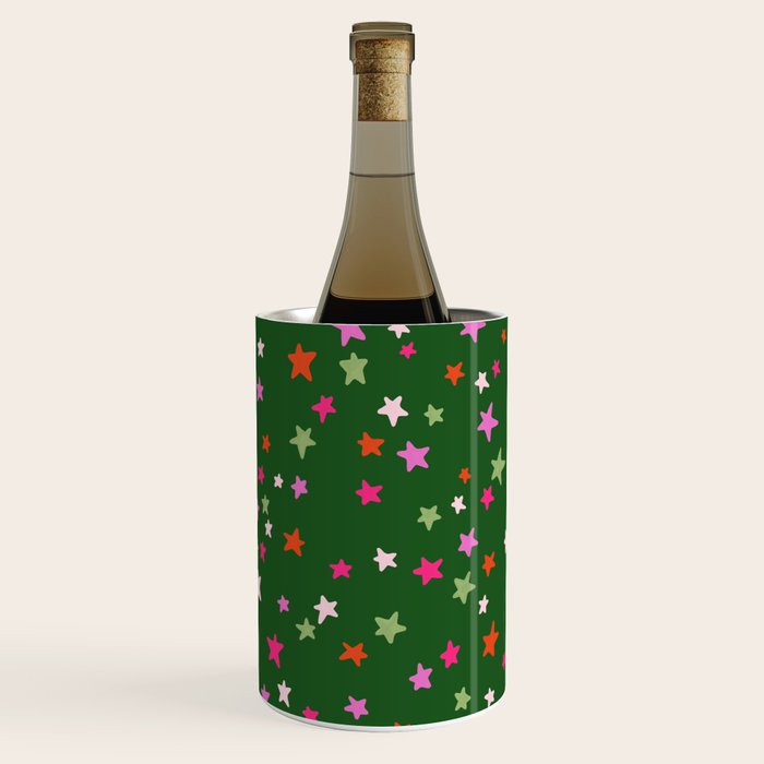 Festive Playful Starry Scatter Wine Chiller Gallery Image 2