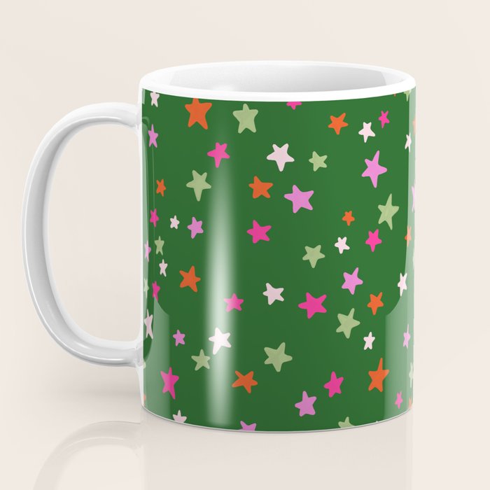 Festive Playful Starry Scatter Coffee Mug Gallery Image 3