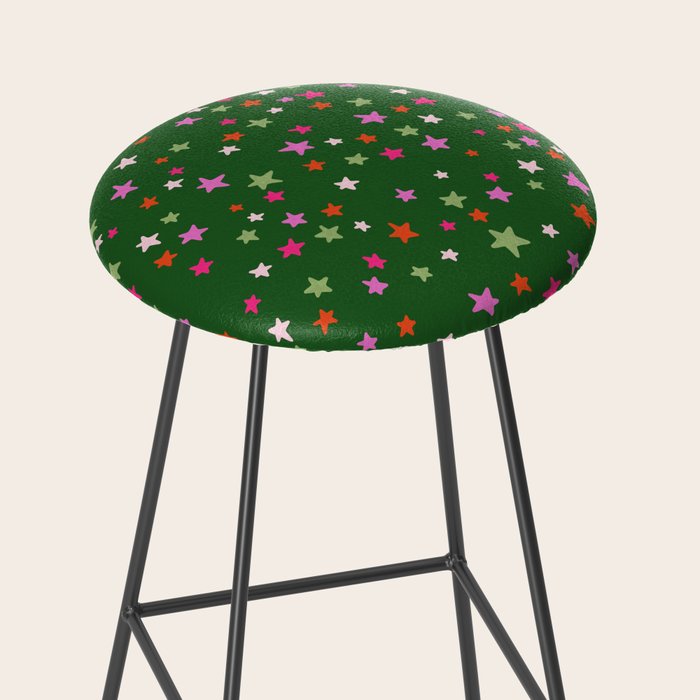 Festive Playful Starry Scatter Stool Gallery Image 2