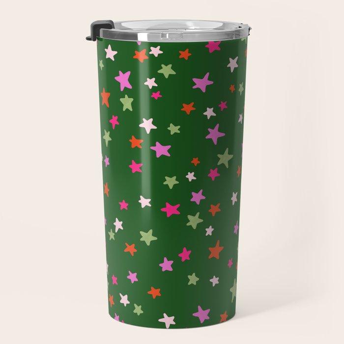 Festive Playful Starry Scatter Travel Mug Gallery Image 3