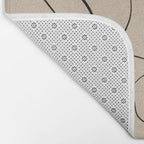 Abstract Minimal Plant 8 Bath Mat Gallery Image 2
