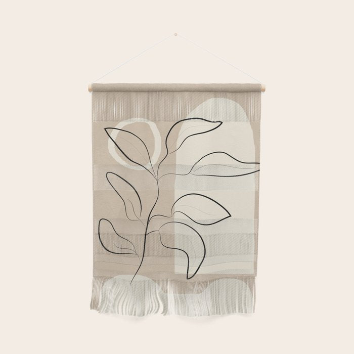Abstract Minimal Plant 8 Wall Hanging Gallery Image 1