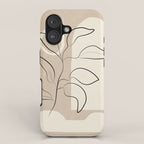 Abstract Minimal Plant 8 iPhone Case Gallery Image 1