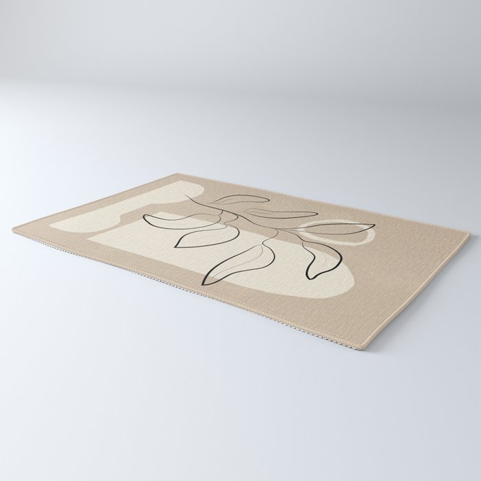 Abstract Minimal Plant 8 Rug Gallery Image 3