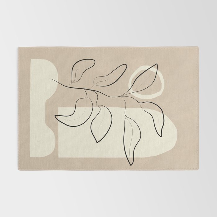 Abstract Minimal Plant 8 Rug Gallery Image 2