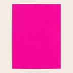 Girly modern neon pink solid color Poster Gallery Image 4