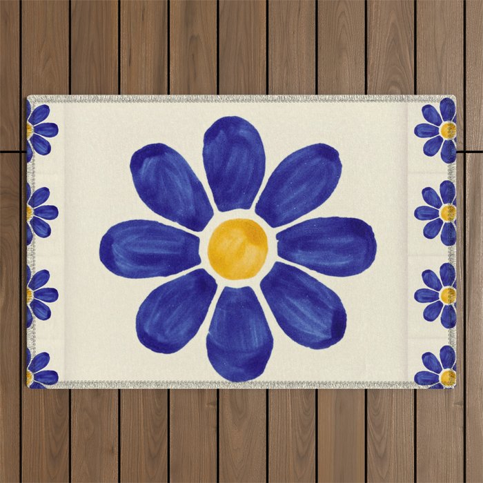 talavera mexican tile Outdoor Rug Gallery Image 1