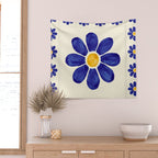 talavera mexican tile Wall Tapestry Gallery Image 2