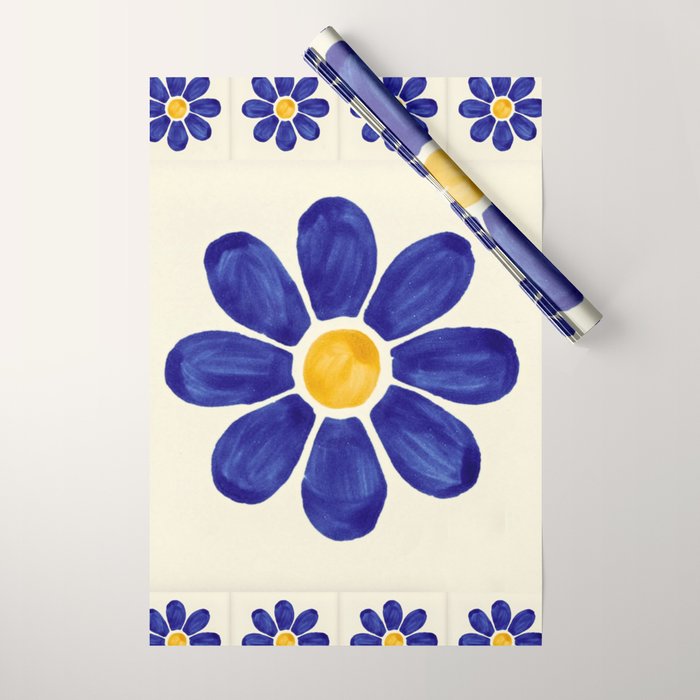 talavera mexican tile Wrapping Paper Gallery Image 1