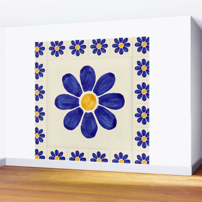 talavera mexican tile Wall Mural Gallery Image 2