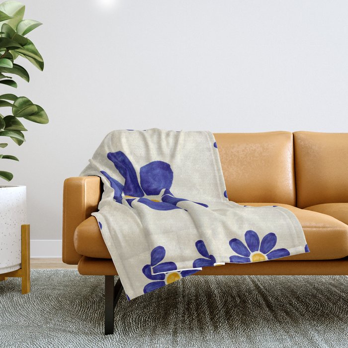 talavera mexican tile Throw Blanket Gallery Image 1