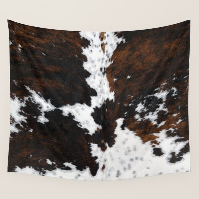 Modern cow hide animal print Wall Tapestry Gallery Image 4