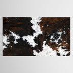 Modern cow hide animal print Tablecloth Gallery Image 2