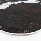 Modern cow hide animal print Bath Mat Gallery Image 3