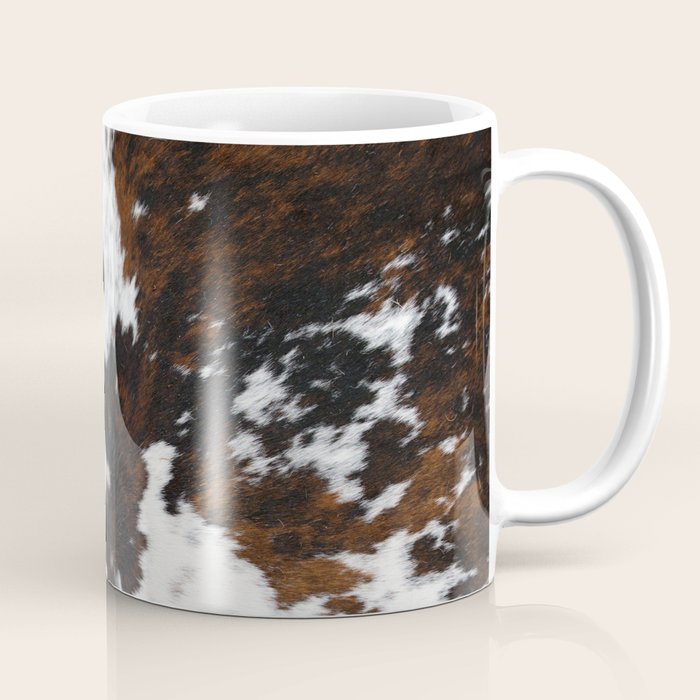 Modern cow hide animal print Coffee Mug Gallery Image 1