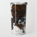 Modern cow hide animal print Travel Mug Gallery Image 2