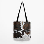 Modern cow hide animal print Tote Bag Gallery Image 2