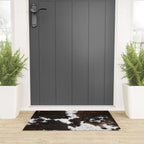 Modern cow hide animal print Welcome Mat Gallery Image 3