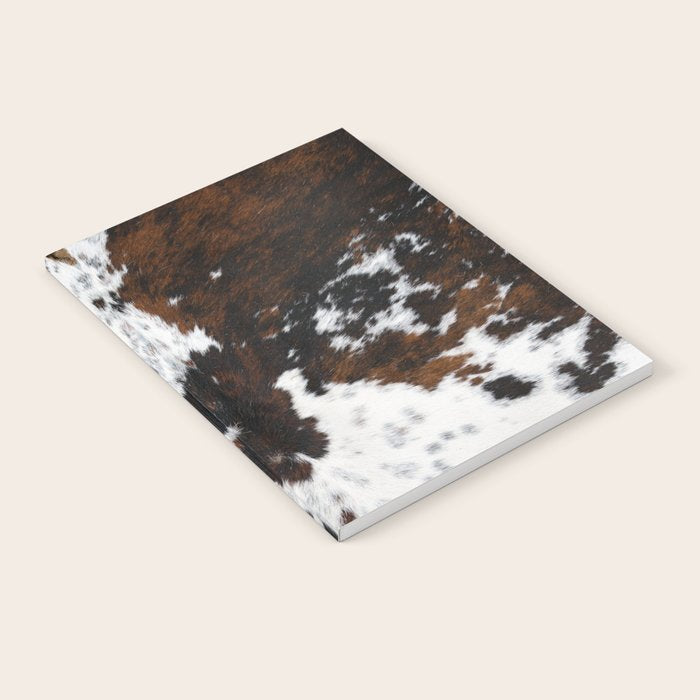 Modern Cow Hide Animal Print Notebook