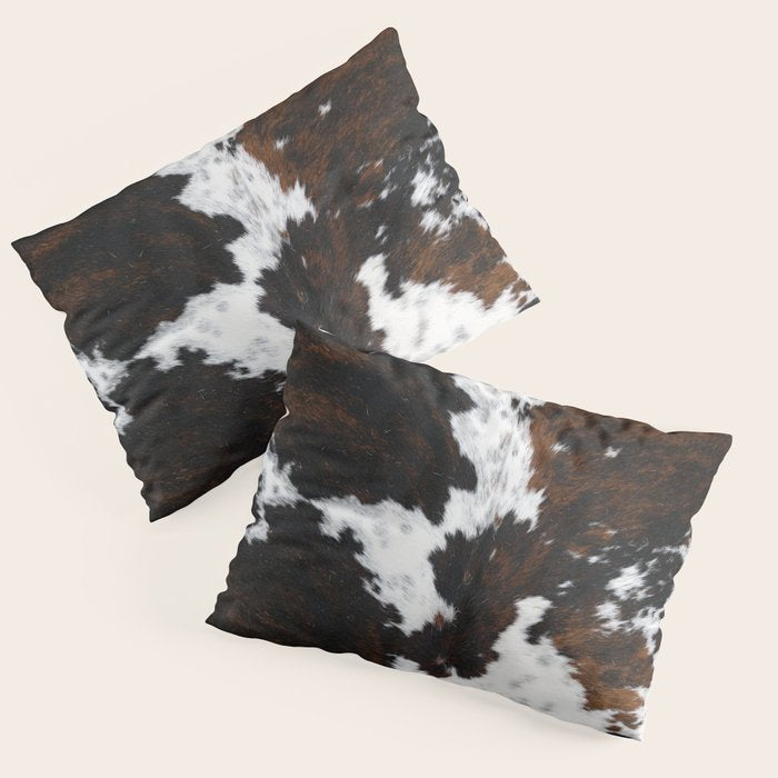 Modern cow hide animal print Pillow Sham Gallery Image 3