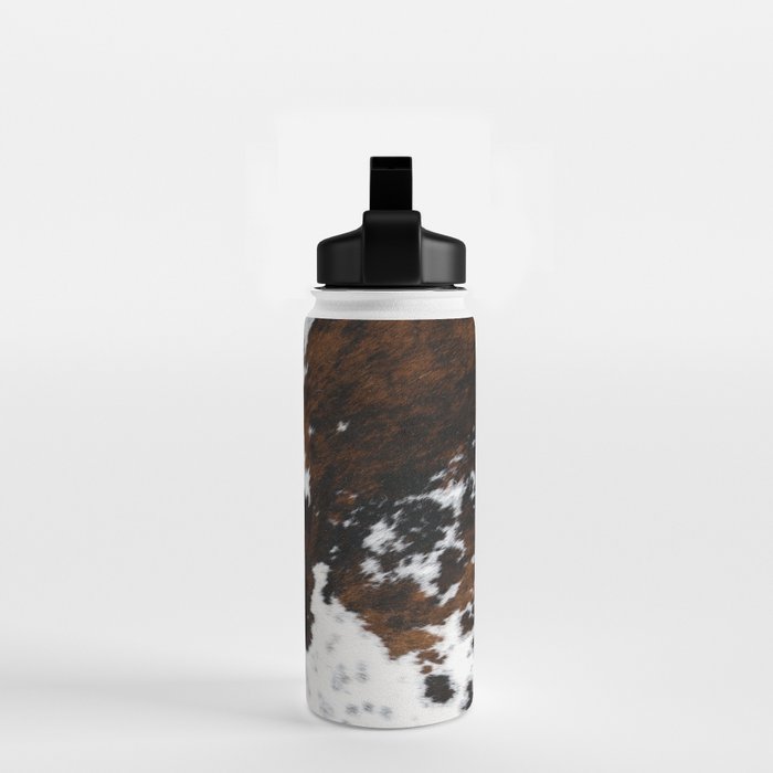 Modern cow hide animal print Water Bottle Gallery Image 2