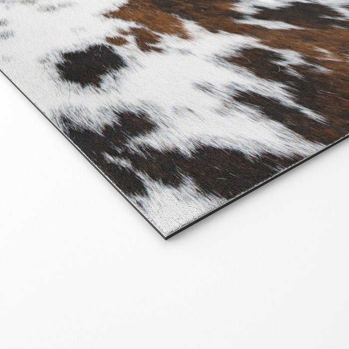Modern cow hide animal print Welcome Mat Gallery Image 2