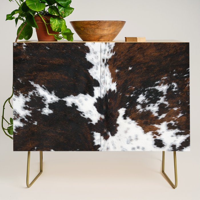 Modern cow hide animal print Credenza Gallery Image 1