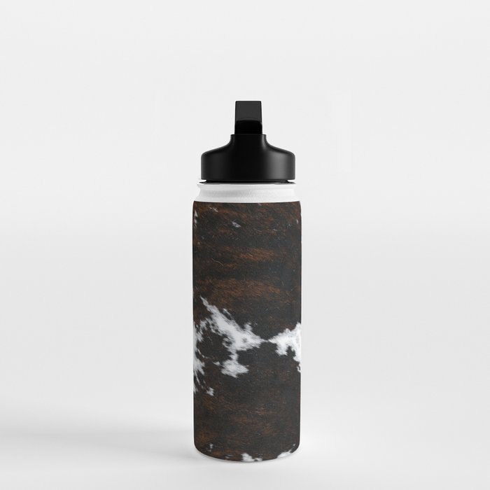 Modern cow hide animal print Water Bottle Gallery Image 3