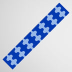 Blue Ogee A-Go-Go Retro Pop Pattern in Cobalt Sky Table Runner Gallery Image 3