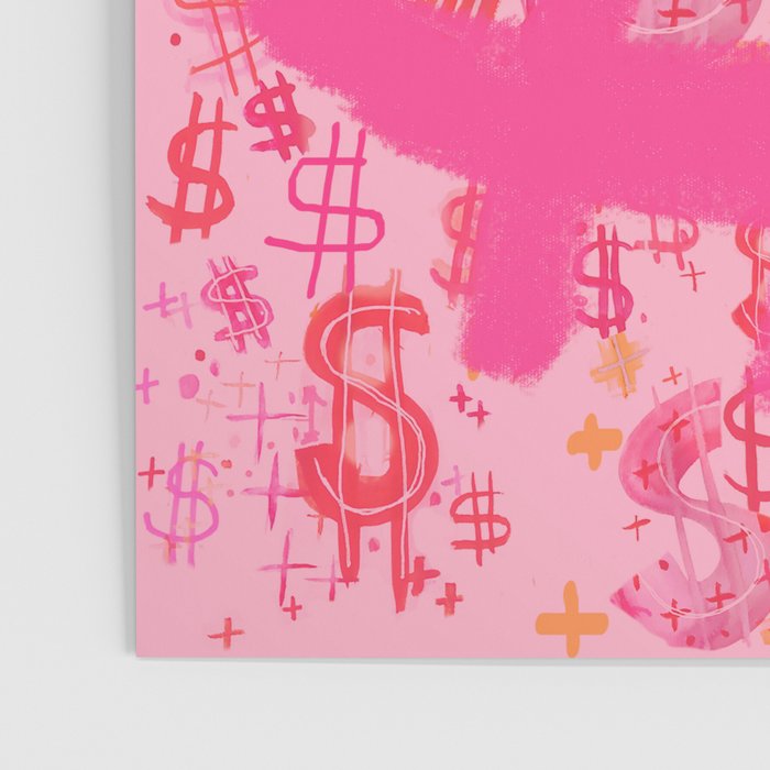 Pink Dollar Signs Poster Gallery Image 3