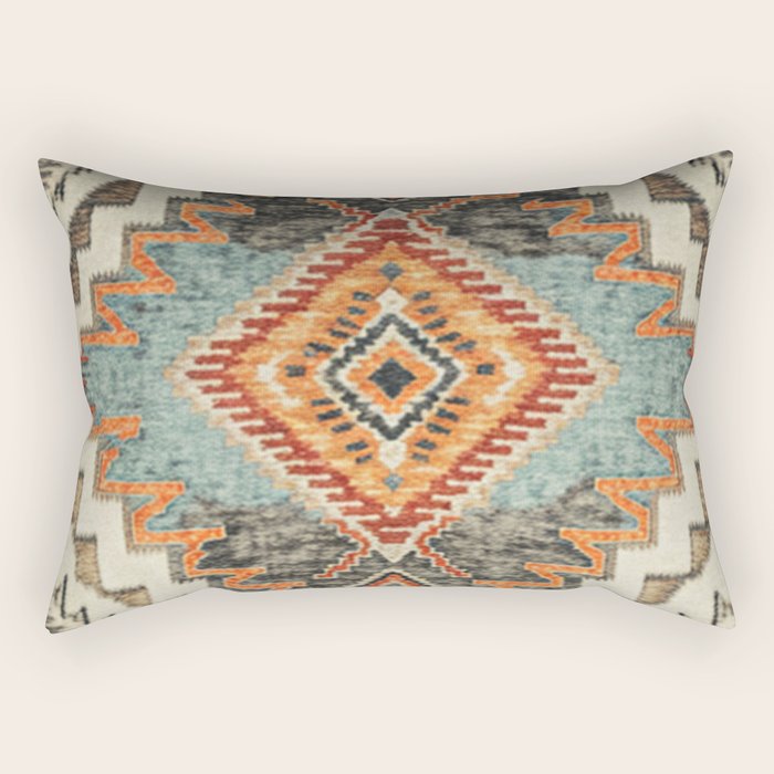 Southwestern Rustic Aesthetic Rectangular Pillow Gallery Image 1