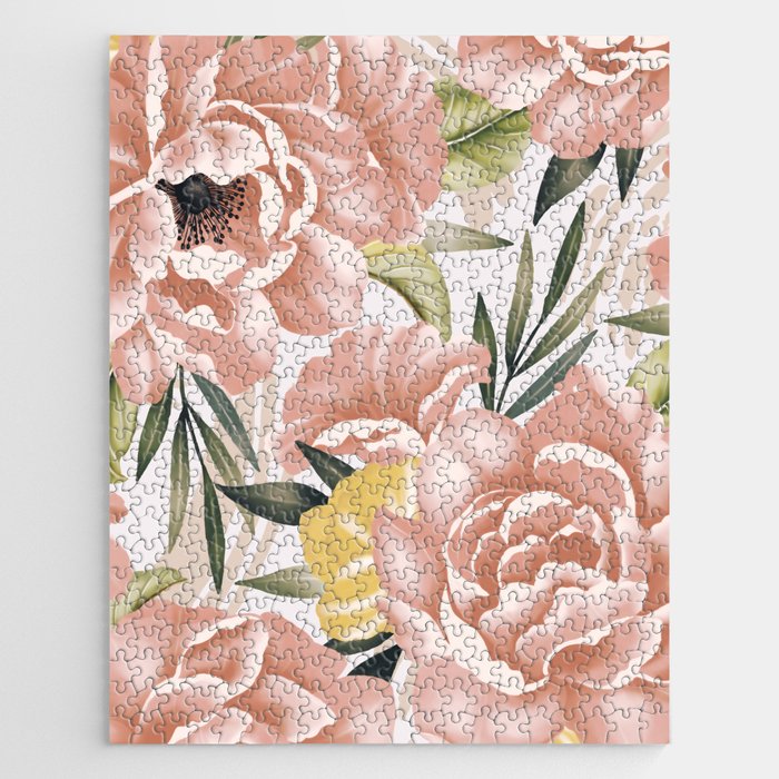 Big pink bouquet flowers S Jigsaw Puzzle Gallery Image 1