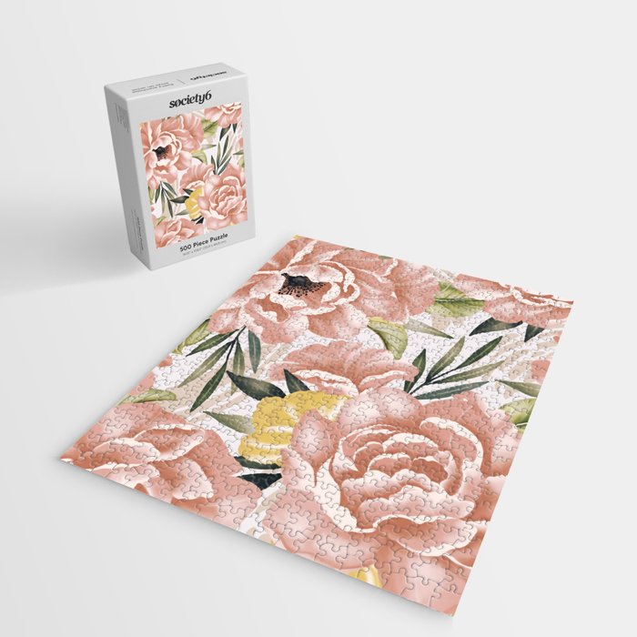 Big pink bouquet flowers S Jigsaw Puzzle Gallery Image 2