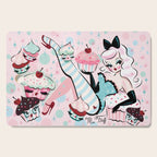 Vanilla Cupcake Pinup Doll  Cutting Board Gallery Image 1