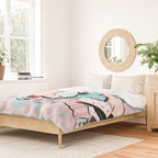 Vanilla Cupcake Pinup Doll  Duvet Cover Gallery Image 2