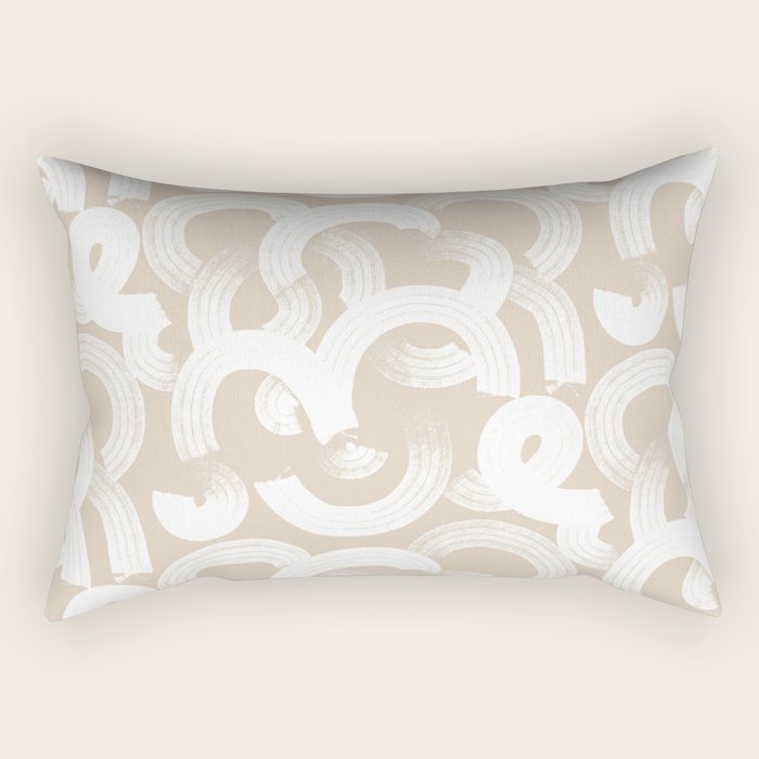 Tor in Tan Rectangular Pillow Gallery Image 2